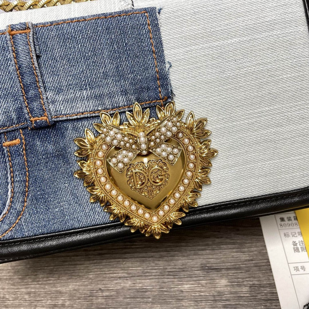 Metop Qualityum Devotion Patchwork Plain Denim Travel Bag