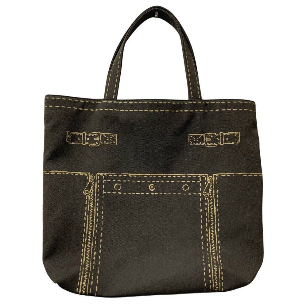 YSL Saint Laurent Yves Rive Gauche Tote Bag Canvas