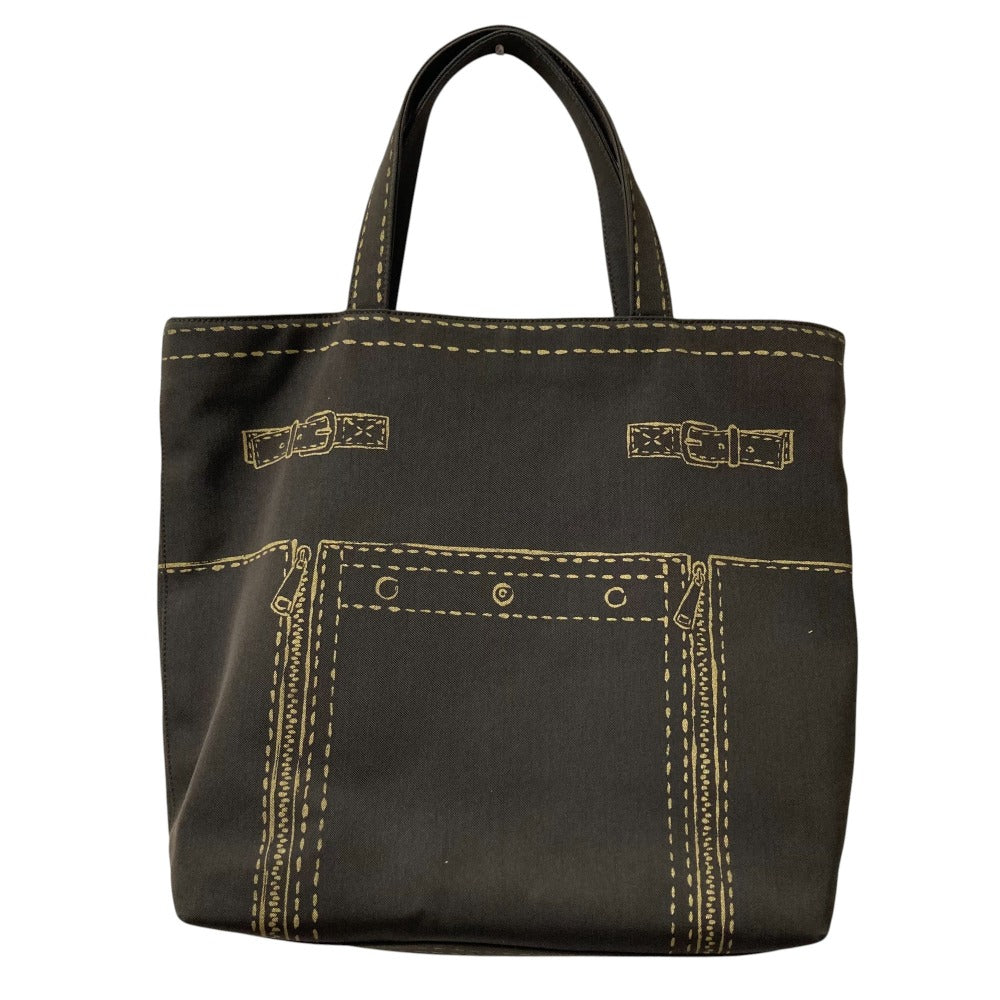 YSL Saint Laurent Yves Rive Gauche Tote Bag Canvas