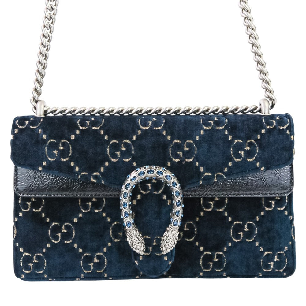 Gucci Dionysus Velvet Shoulder Bag Chain