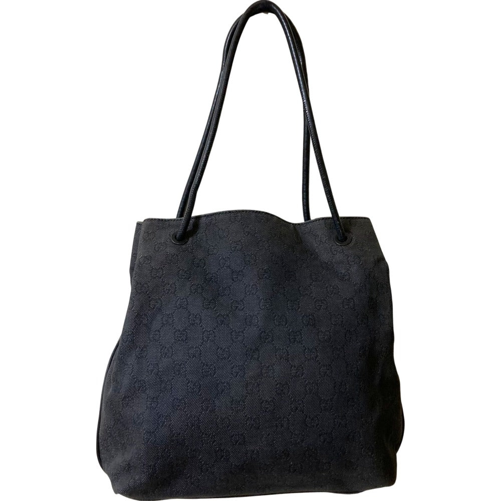 Gucci Tote Bag Canvas Denim