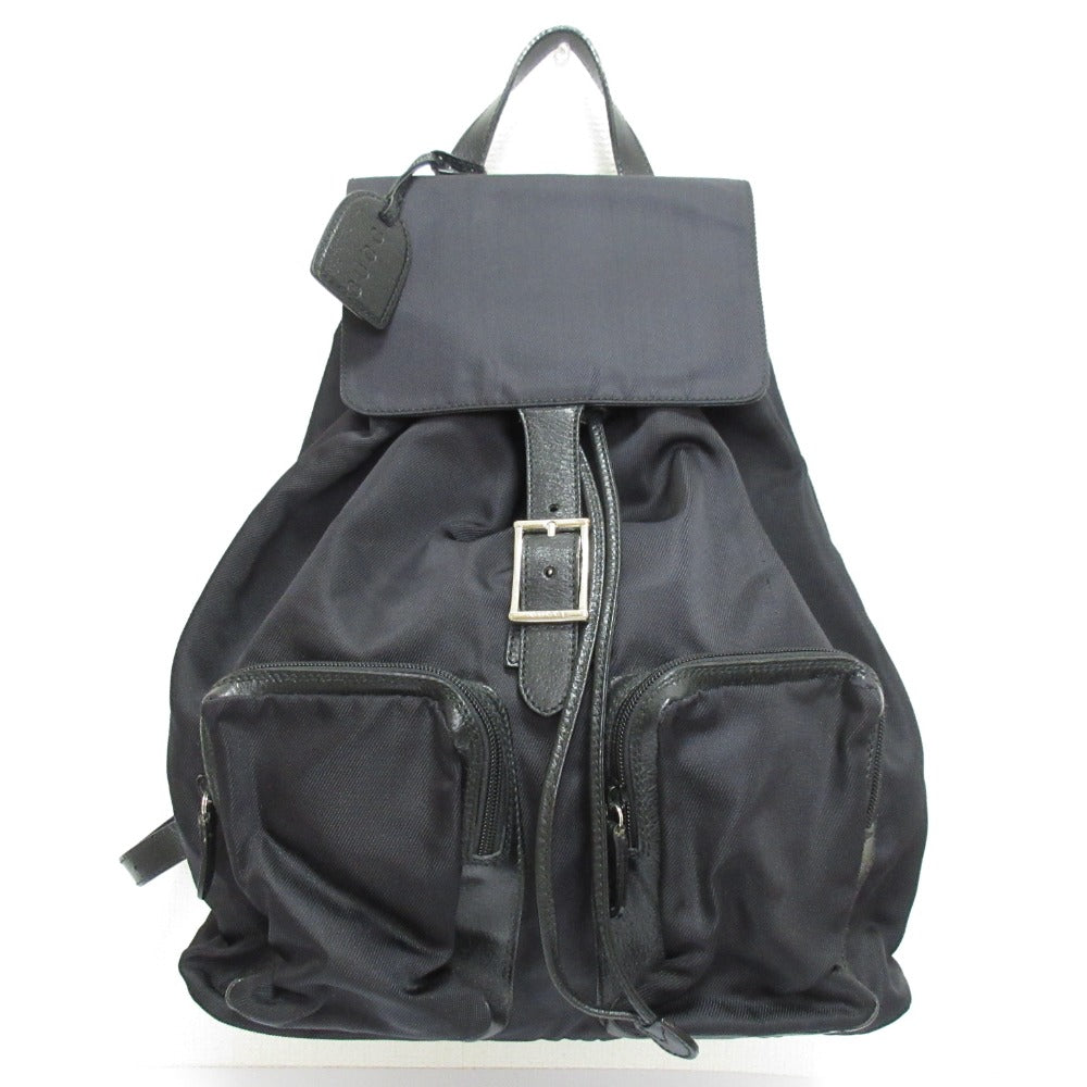 Gucci Backpack Leather Nylon 3