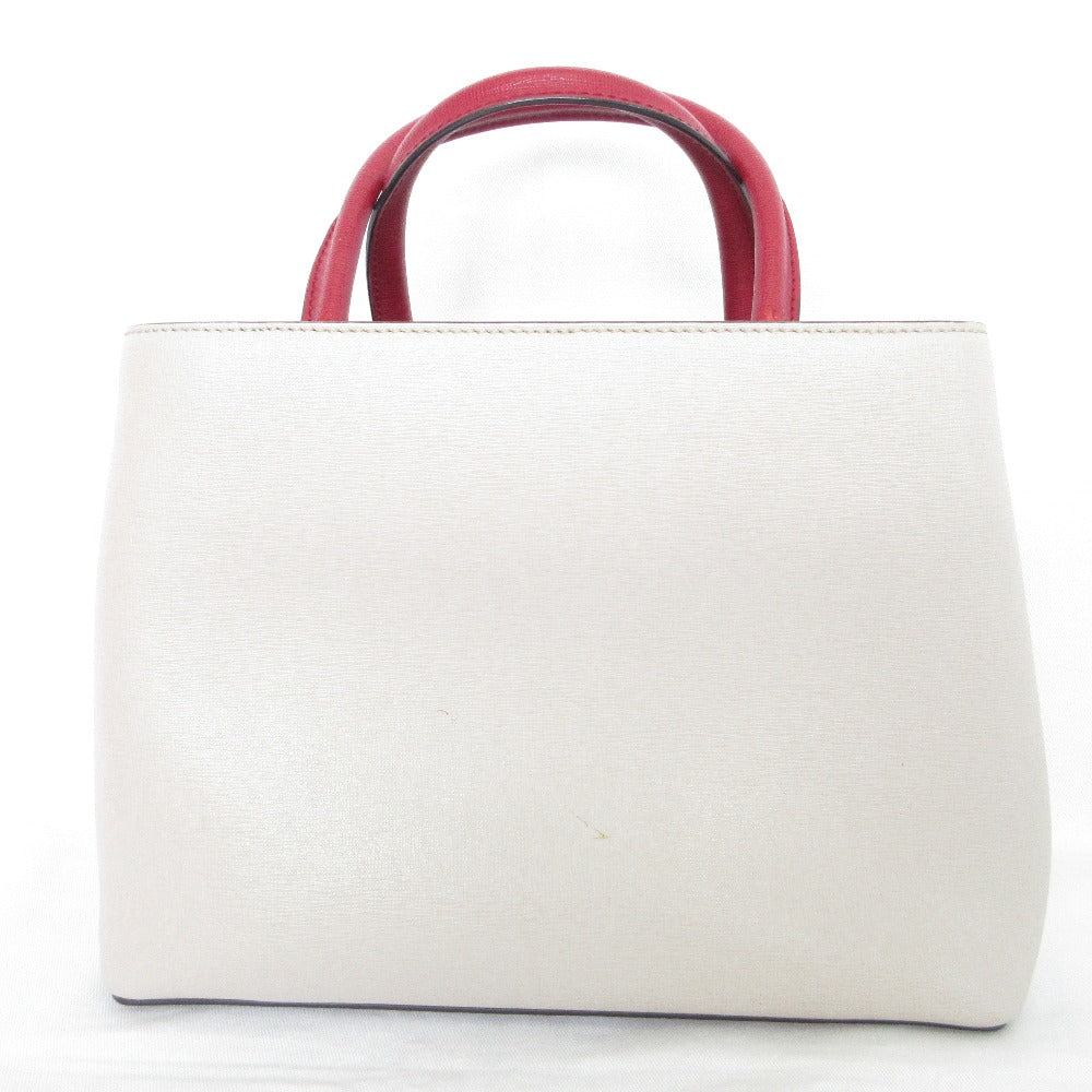 Fendi Petit 2Jours Monster 2Way Handbag Leather Travel Bag