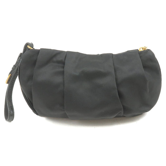 Prada Prada Nylon Enamel Bijou Pouch Purse Clutch Bag