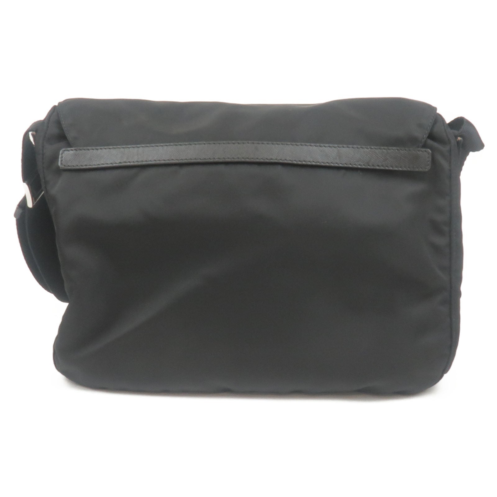 Prada Prada Nylon Leather Shoulder Bag Purse Nero Black Bt0953 34928 16