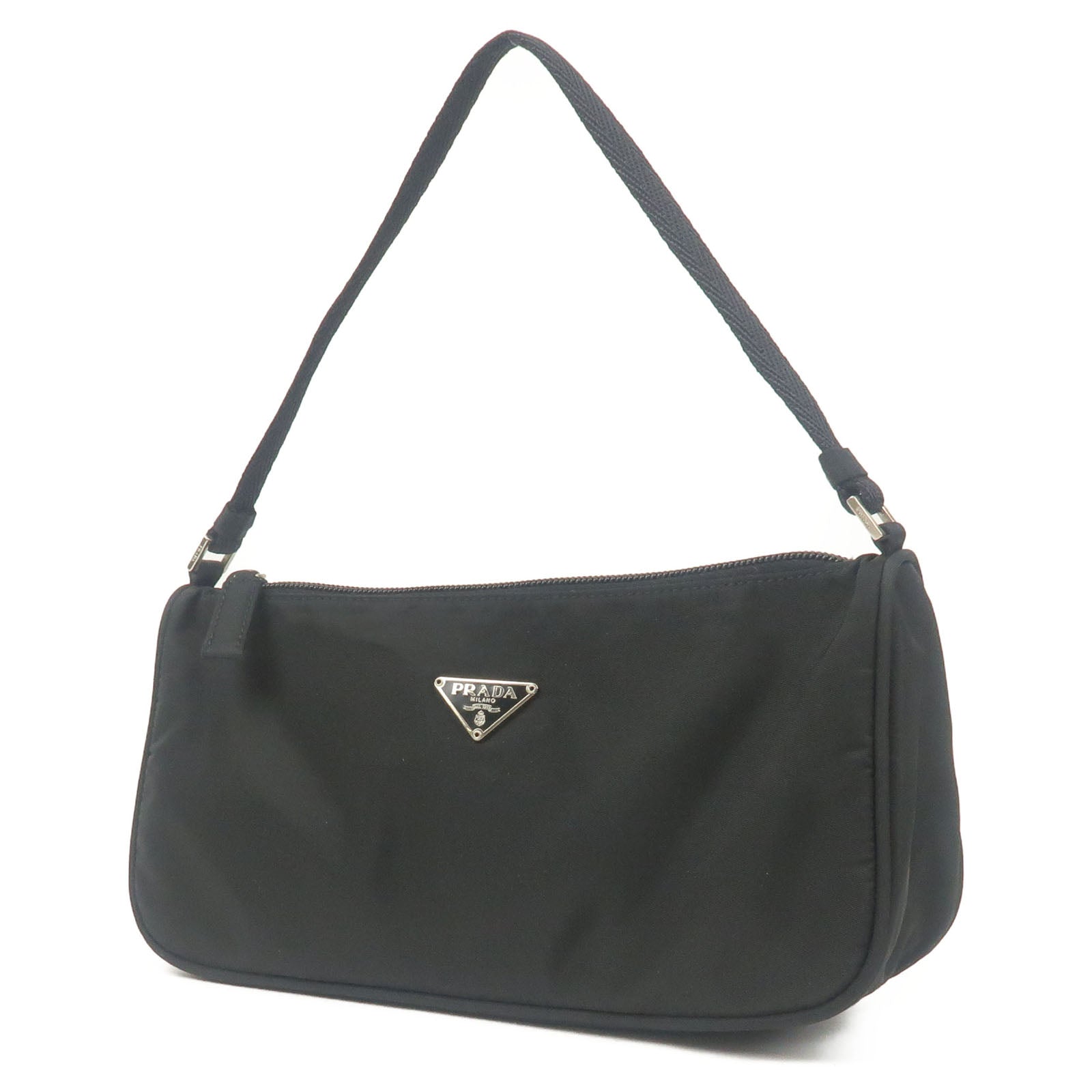 Prada Prada Nylon Pouch Purse Shoulder Bag Nero Black