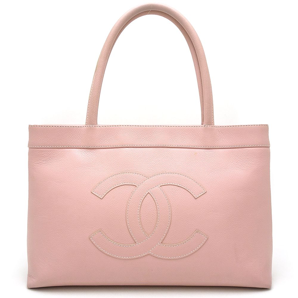 Chanel Cocomark Tote Bag Caviar Skin Pink