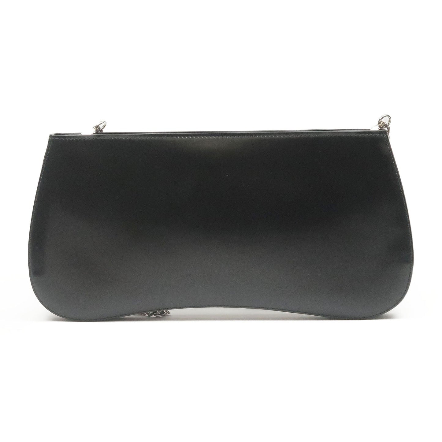 Prada Prada Sydney Leather 2Way Chain Shoulder Bag Black 1Bf085 35106 10