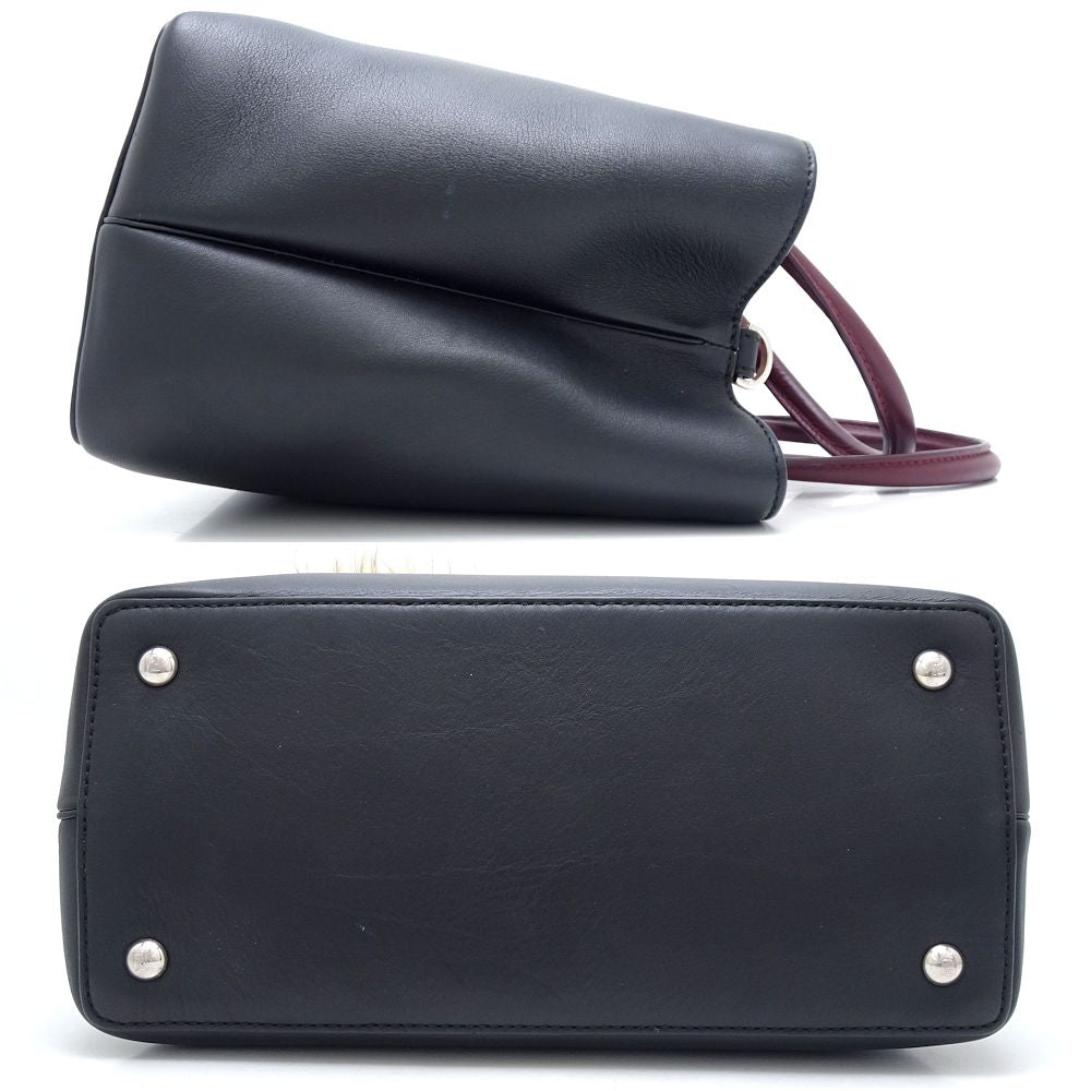 Fendi Petit 2Jours Handbag 8Bh253 Leather Travel Bag