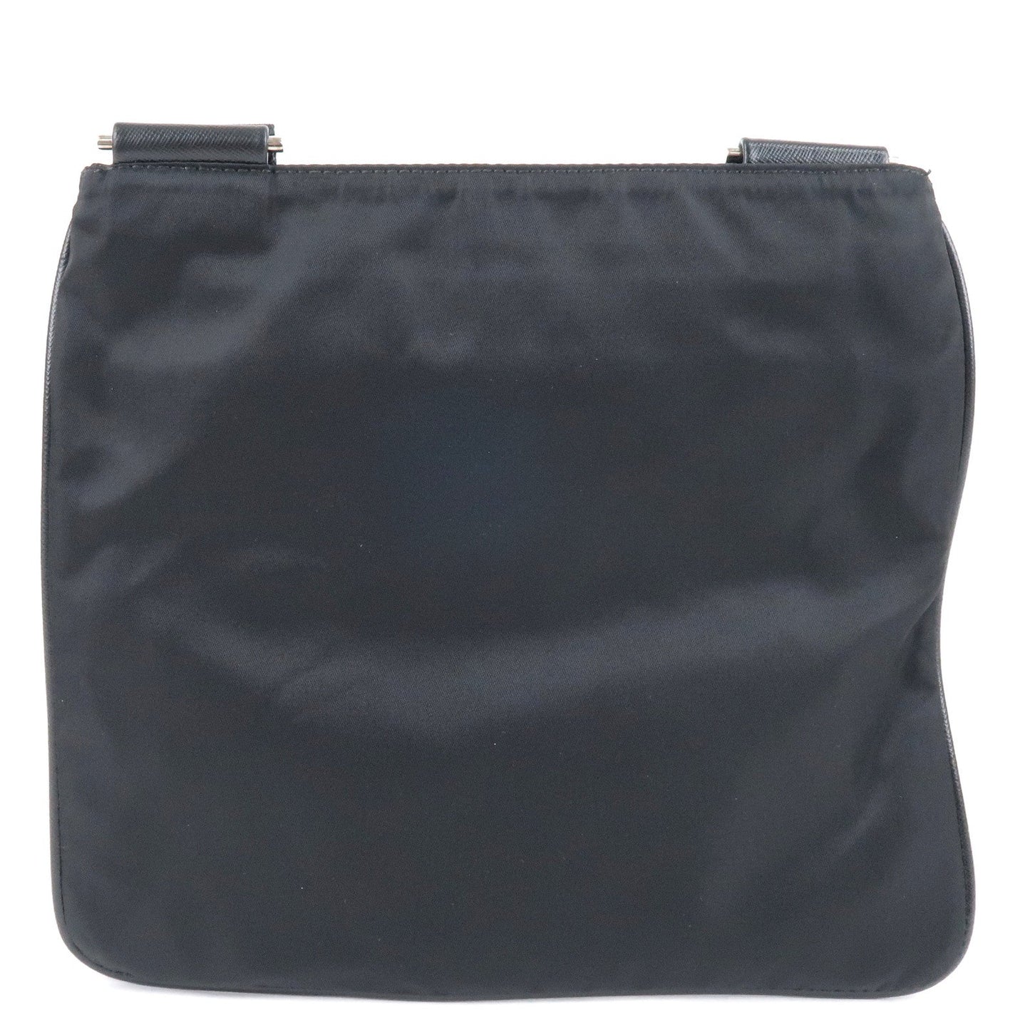 Prada Prada Logo Nylon Leather Shoulder Bag Purse Nero Va0779 35527 16
