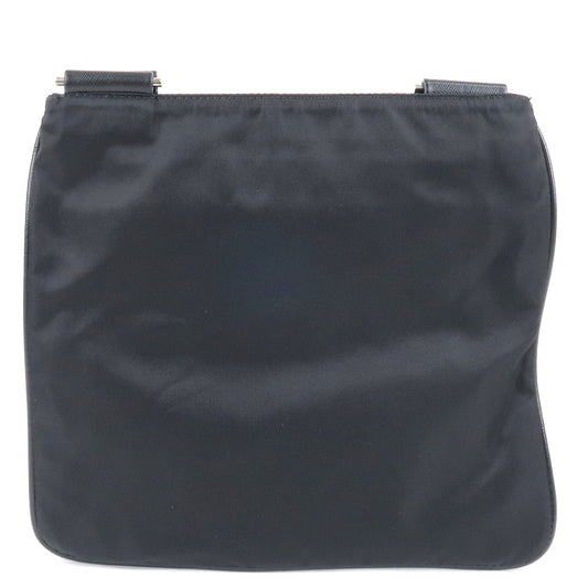 Prada Prada Logo Nylon Leather Shoulder Bag Purse Nero Va0779 35527 16