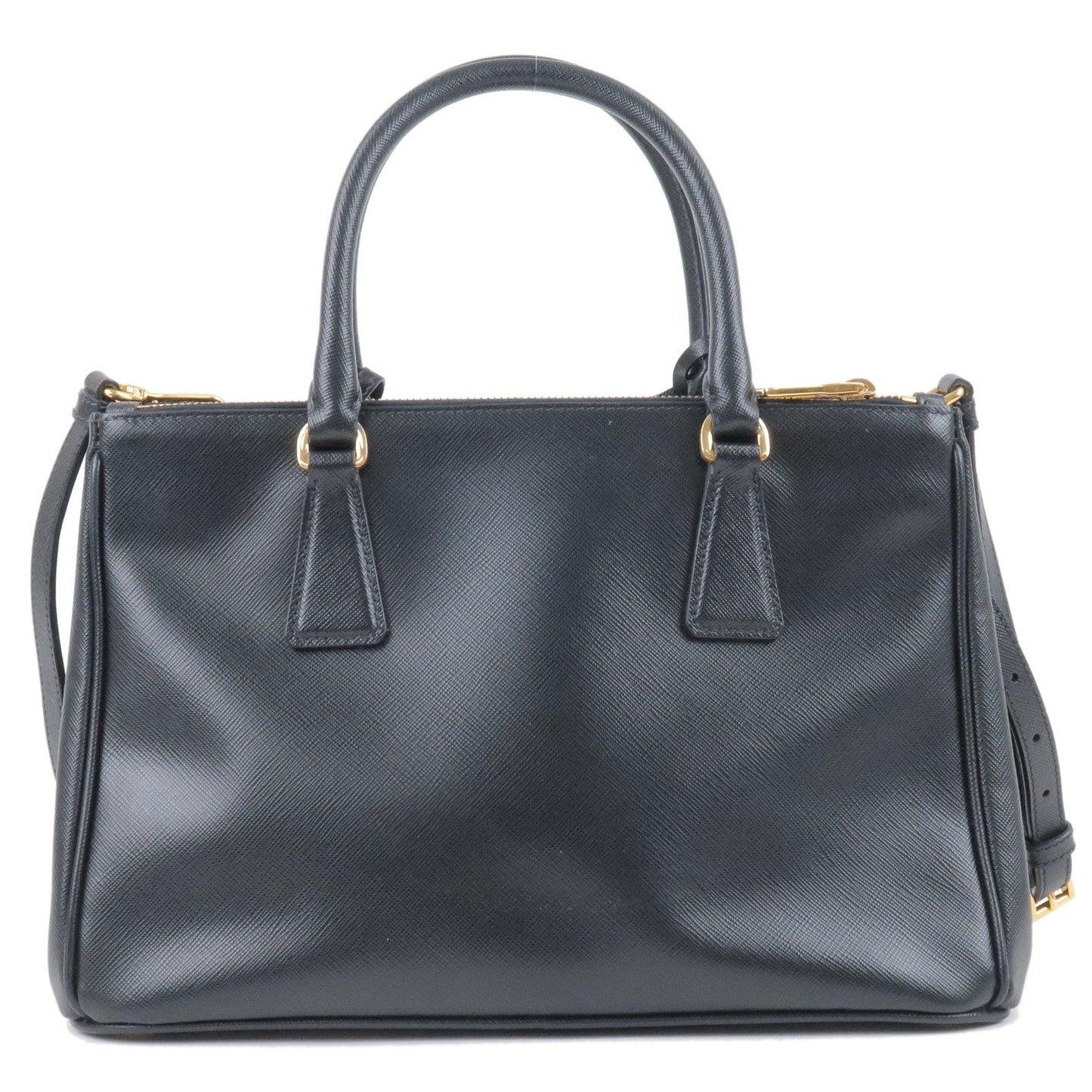 Prada Prada Leather 2Way Hand Bag Shoulder Bag Nero
