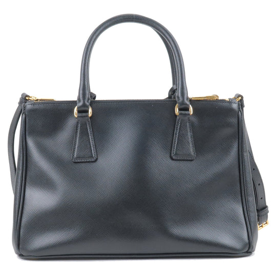 Prada Prada Leather 2Way Hand Bag Shoulder Bag Nero