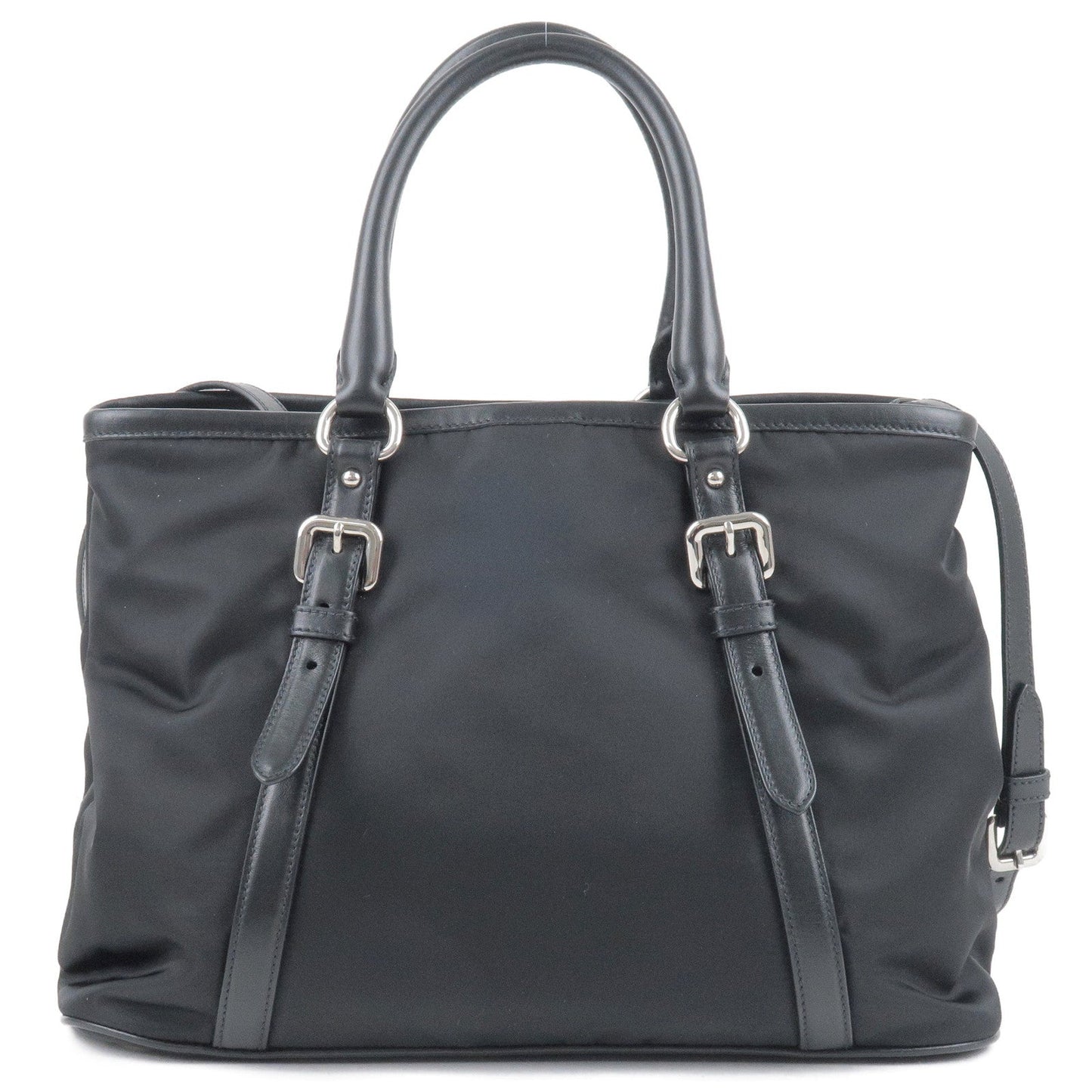 Prada Prada Nylon Leather 2Way Hand Bag Shoulder Bag