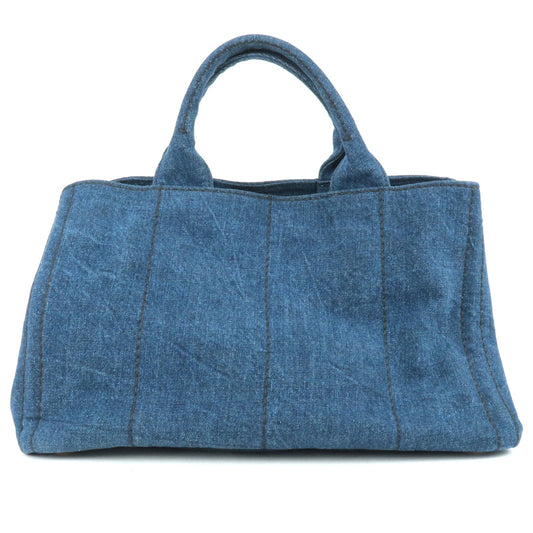 Prada Prada Logo Canapa Tote Bag Hand Bag Avio