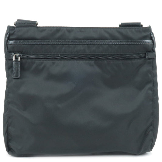Prada Prada Logo Nylon Leather Shoulder Bag Nero Black Black 35660 7