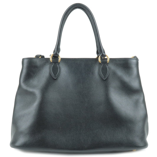 Prada Prada Leather 2Way Hand Bag Shoulder Bag Nero 1Ba579 35728 7