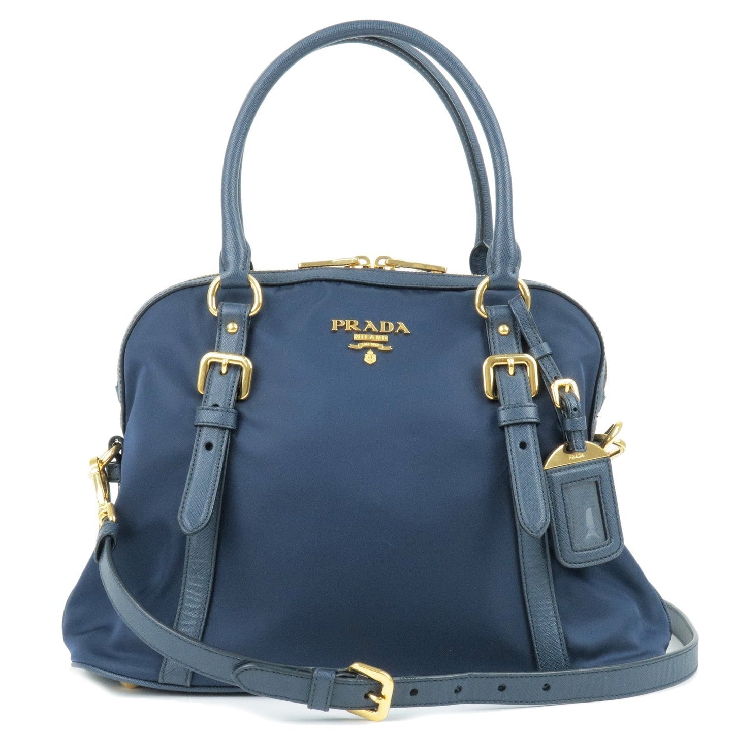Prada Prada Nylon Leather 2Waybag Hand Bag Shoulder Bag