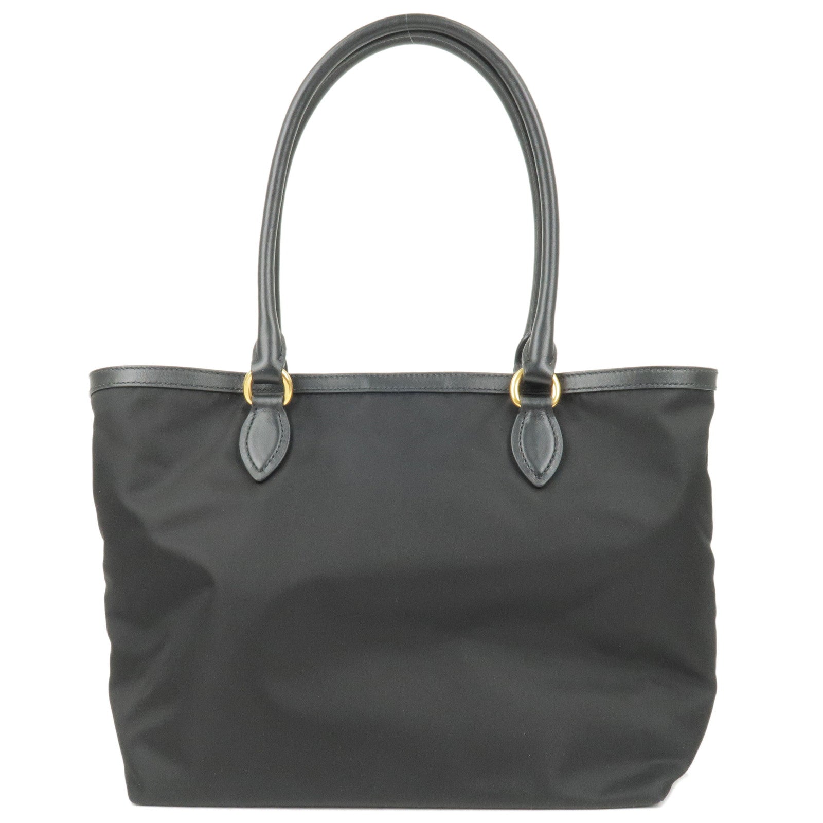 Prada Prada Logo Nylon Leather Tote Bag Hand Bag 1Bg159 35809 17