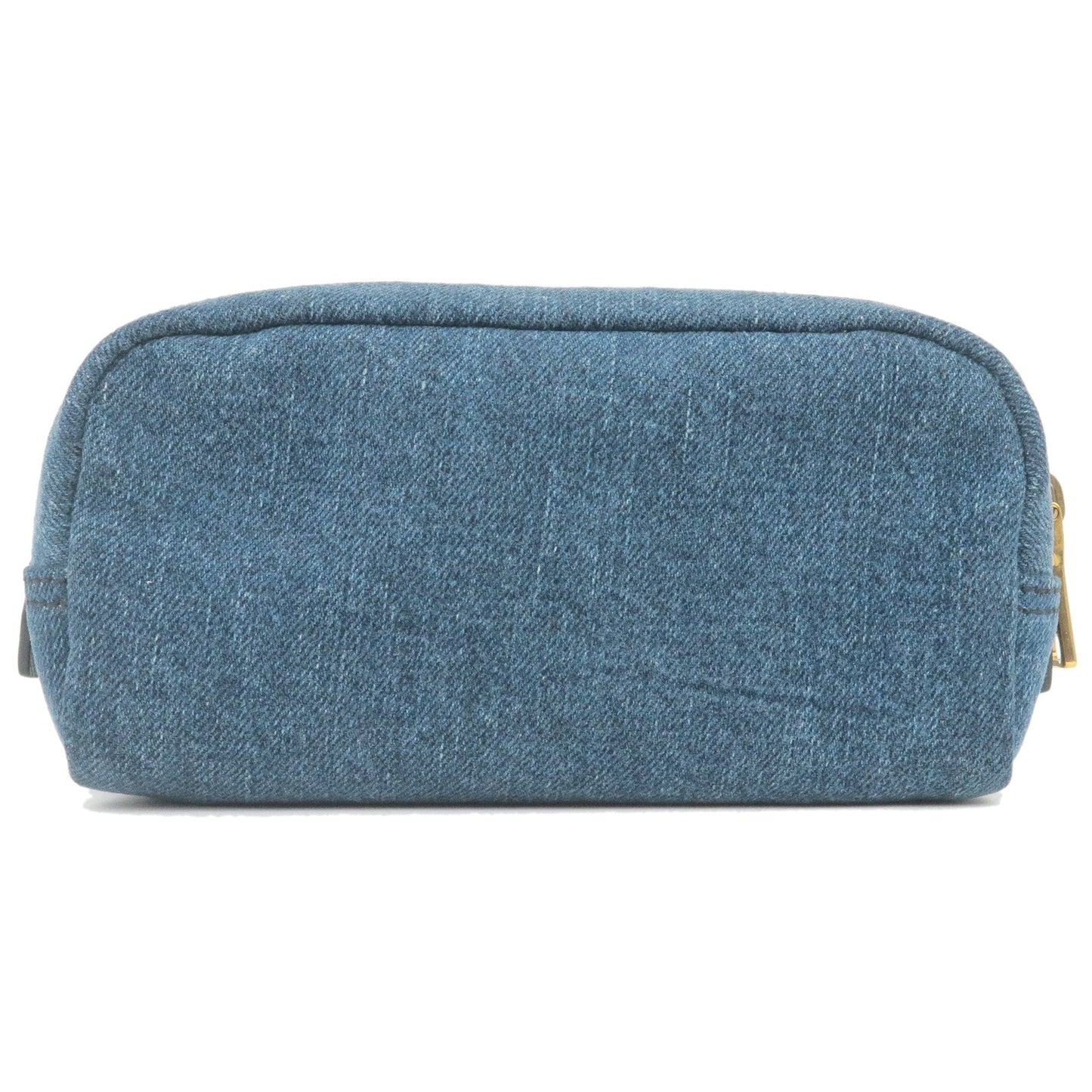 Prada Prada Leather Pouch Clutch Bag Cosmetics Bag Blue