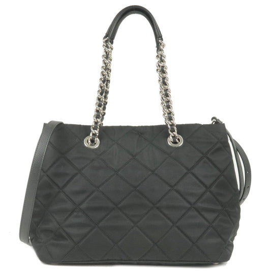 Prada Prada Nylon Leather Quilting 2Way Chain Shoulder Bag