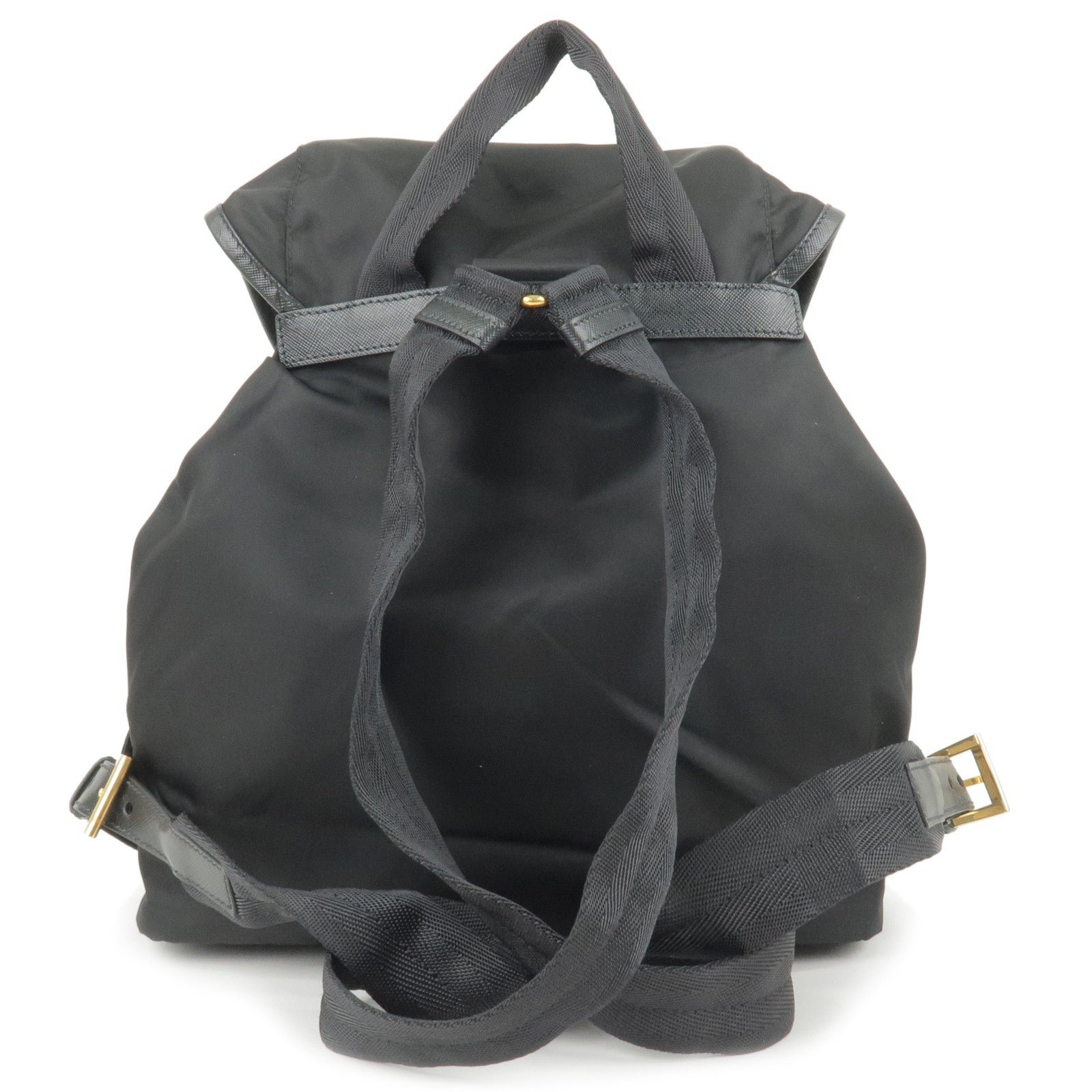 Prada Prada Logo Nylon Leather Ruck Sack Back Pack Travel Bag Bz0030 35873 7