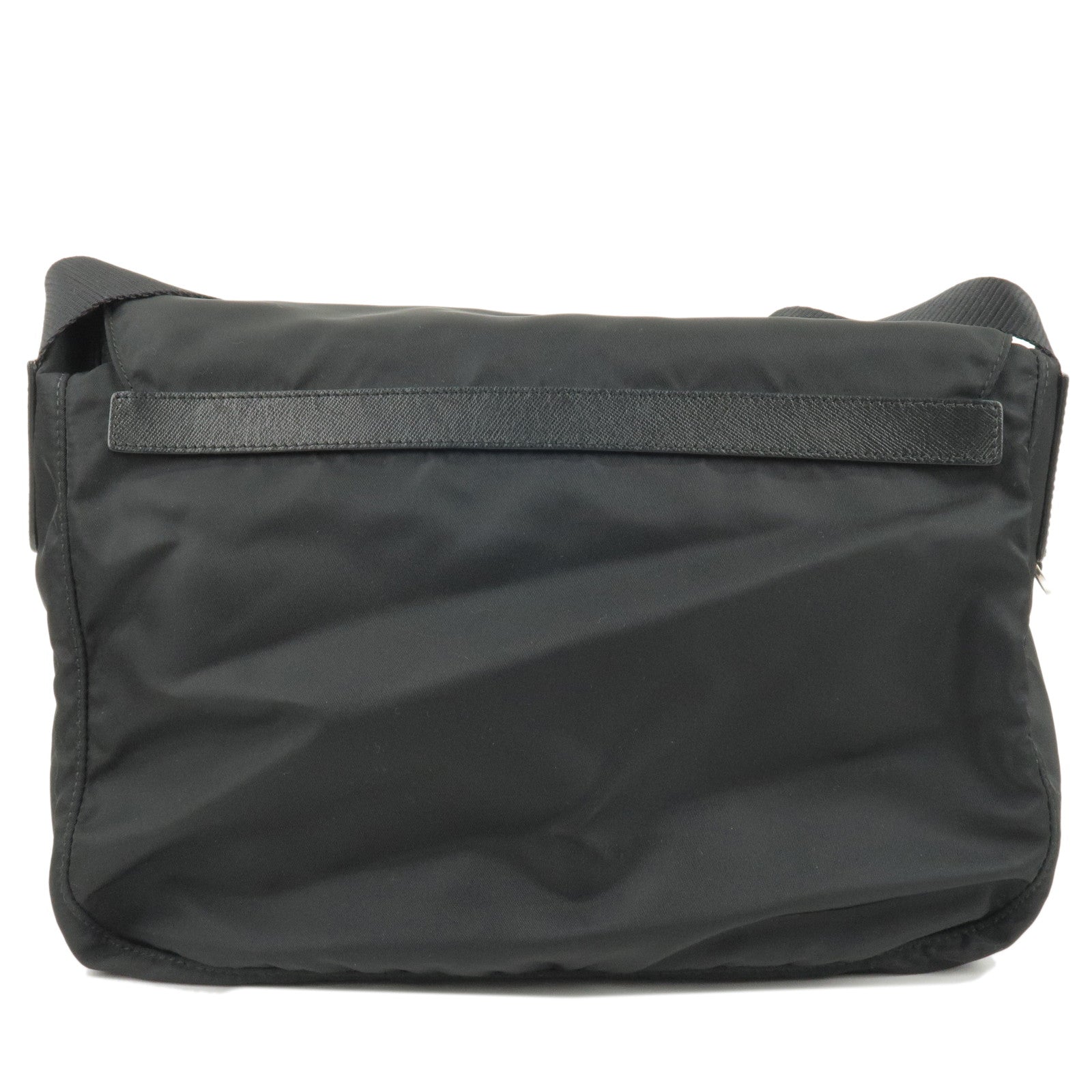 Prada Prada Logo Nylon Leather Shoulder Bag Nero Black Bt6671 35887 8