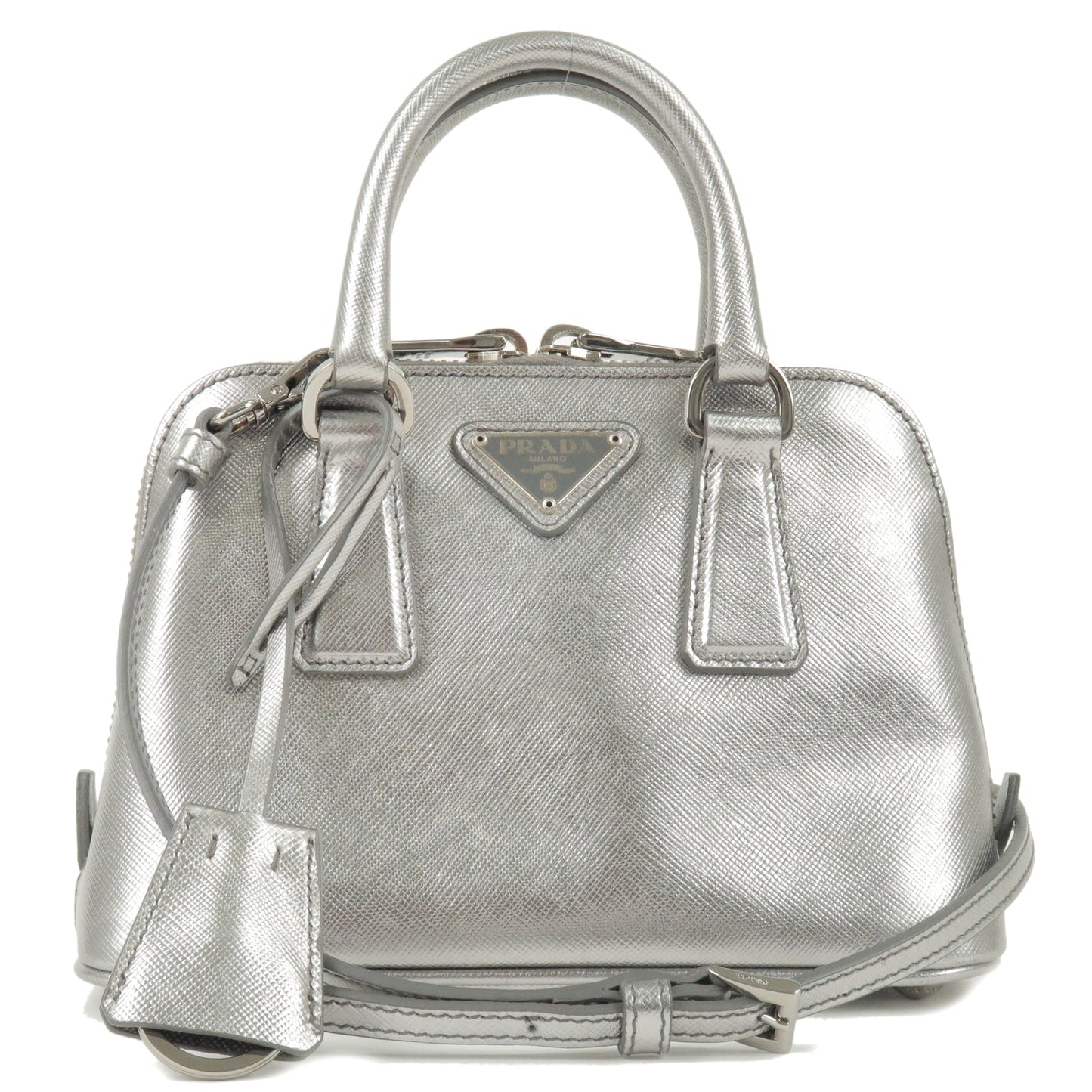 Prada Prada Leather Mini Promenade 2Way Bag Hand Bag Travel Bag
