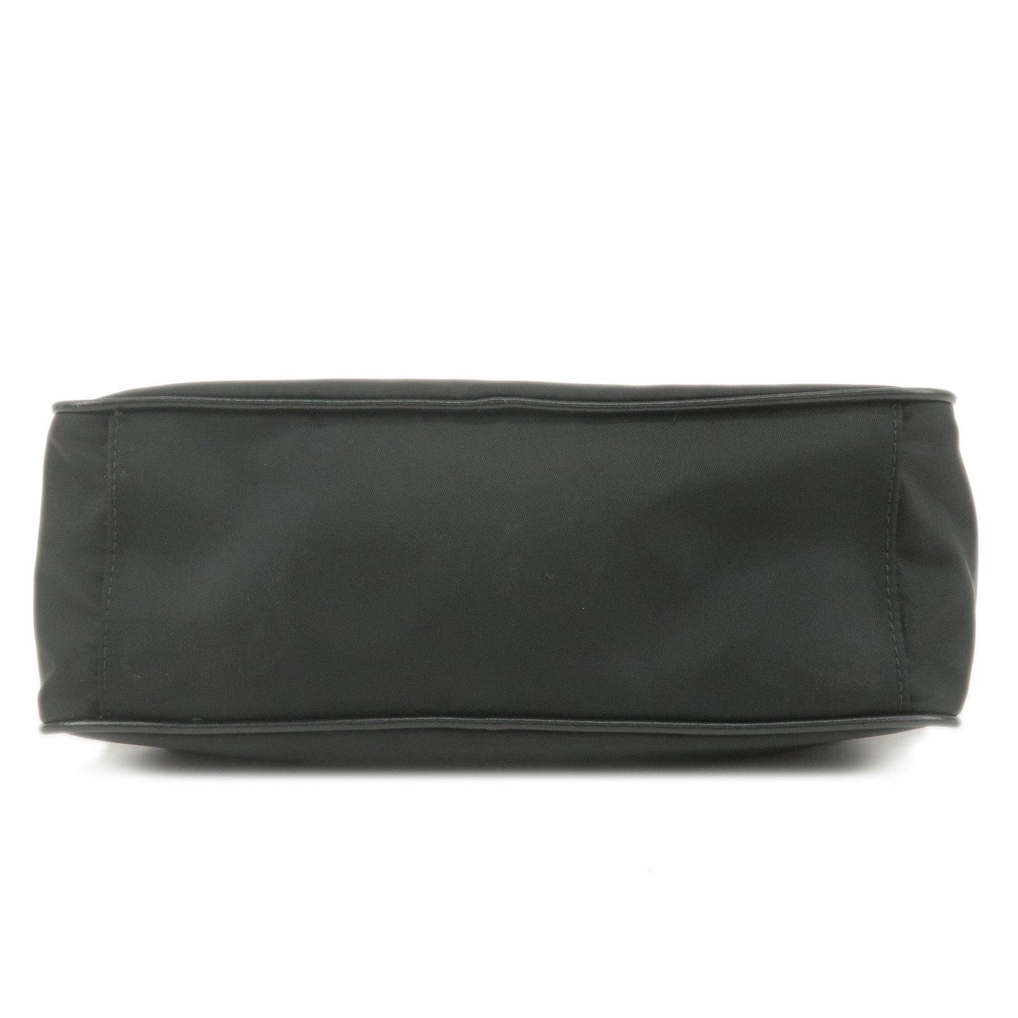 Prada Prada Logo Nylon Leather Shoulder Bag Nero Black 1Bh089 35966 1