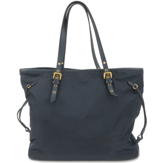 Prada Prada Logo Nylon Leather Tote Bag Shoulder Bag Br4997 35992 14
