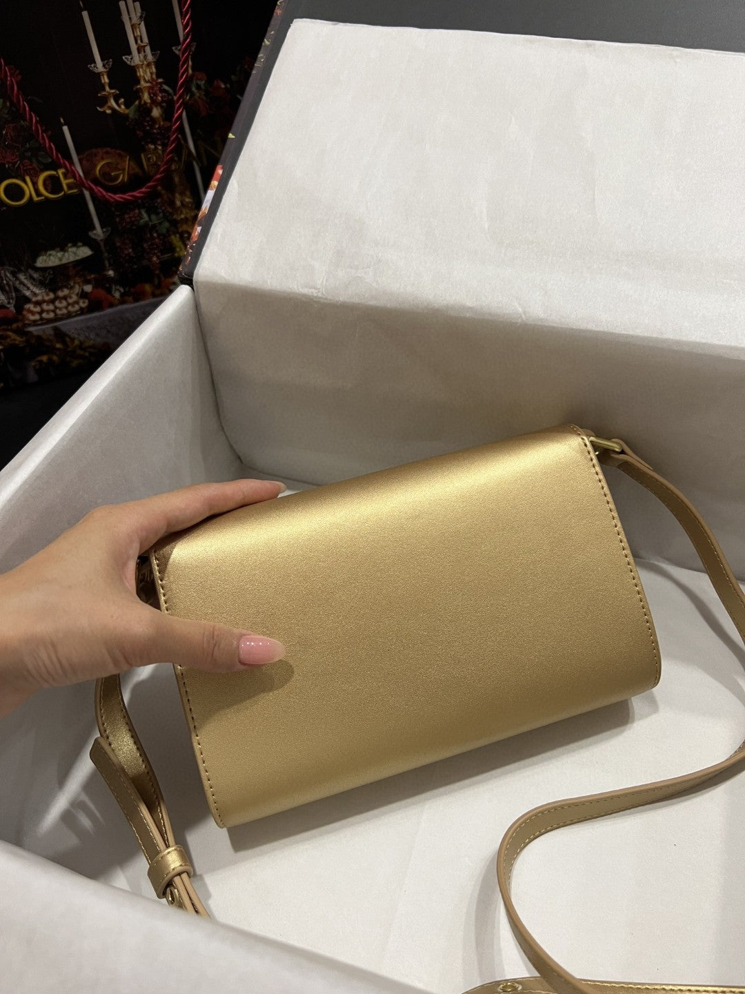 Top Qualityã Gold Clutch Bag