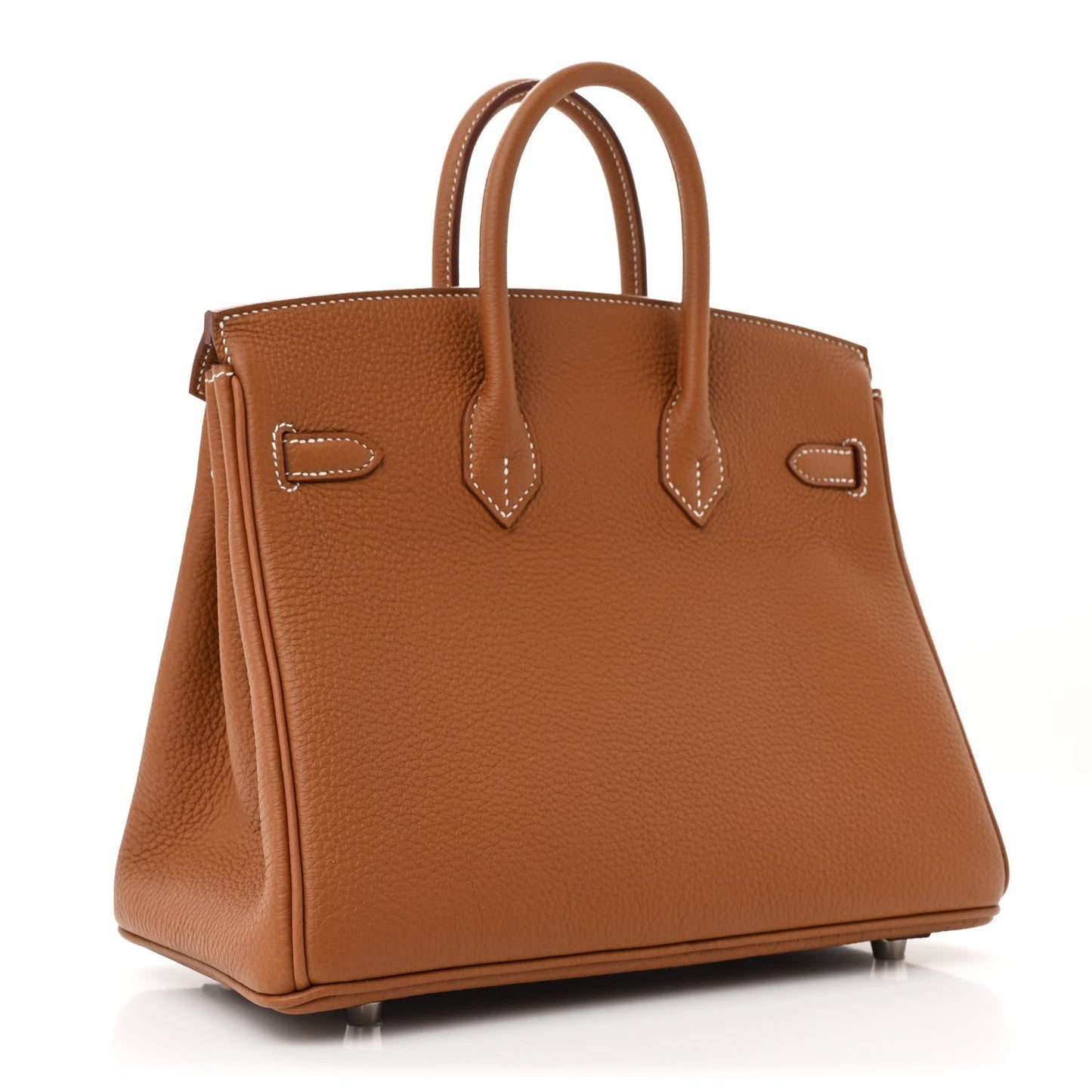 Hermes Togo Birkin Handbag Gold Travel Bag 25 Gold 1712782