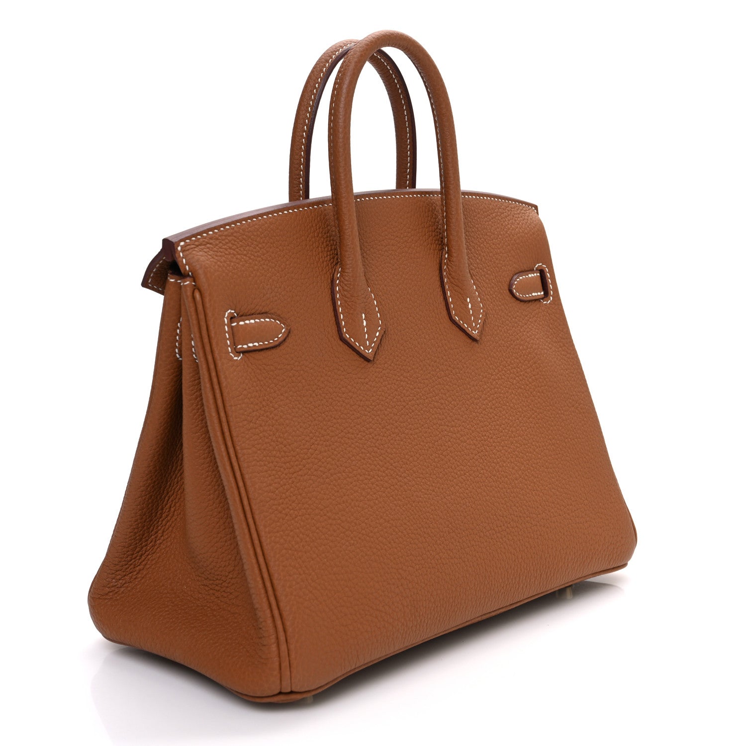 Hermes Togo Birkin Handbag Gold Travel Bag 25 Gold 1705348