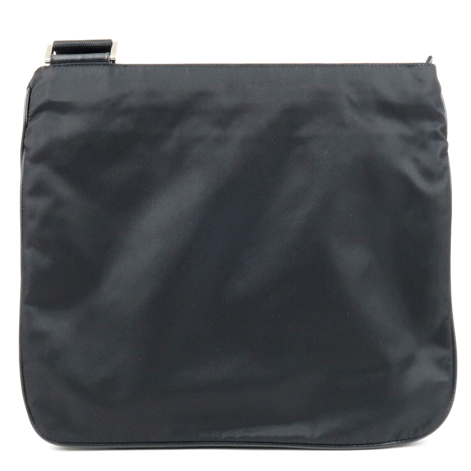 Prada Prada Logo Nylon Leather Shoulder Bag Nero Black Va0563 36003 9