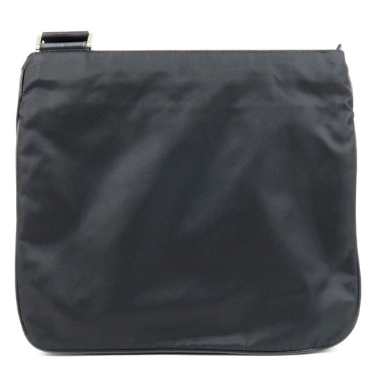 Prada Prada Logo Nylon Leather Shoulder Bag Nero Black Va0563 36003 9