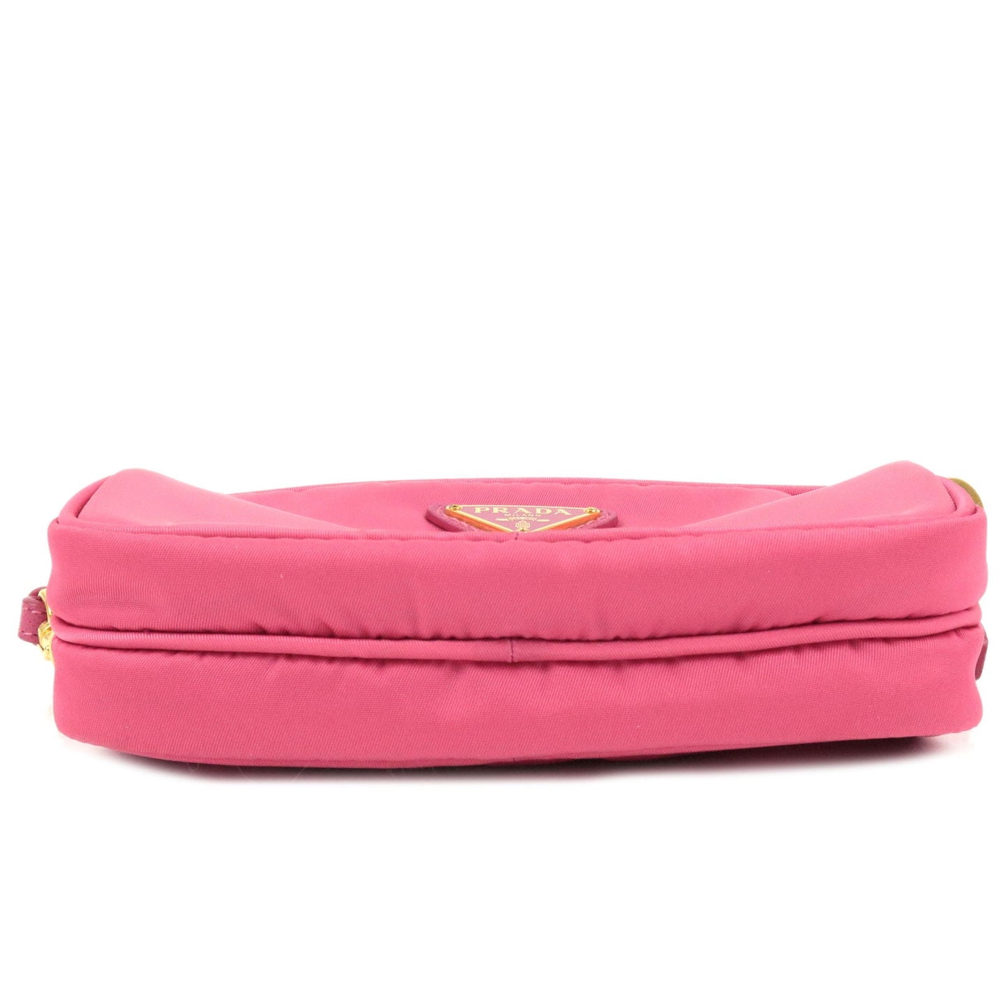 Prada Prada Logo Nylon Leather Shoulder Bag Mini Bag