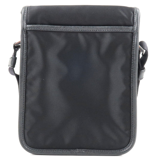 Prada Prada Logo Nylon Leather Shoulder Bag Nero Black 2Vd028 36057 10