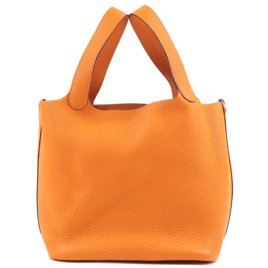 Hermes Luxury Taurillon Clemence Picotin Mm Hand Bag Travel Bag