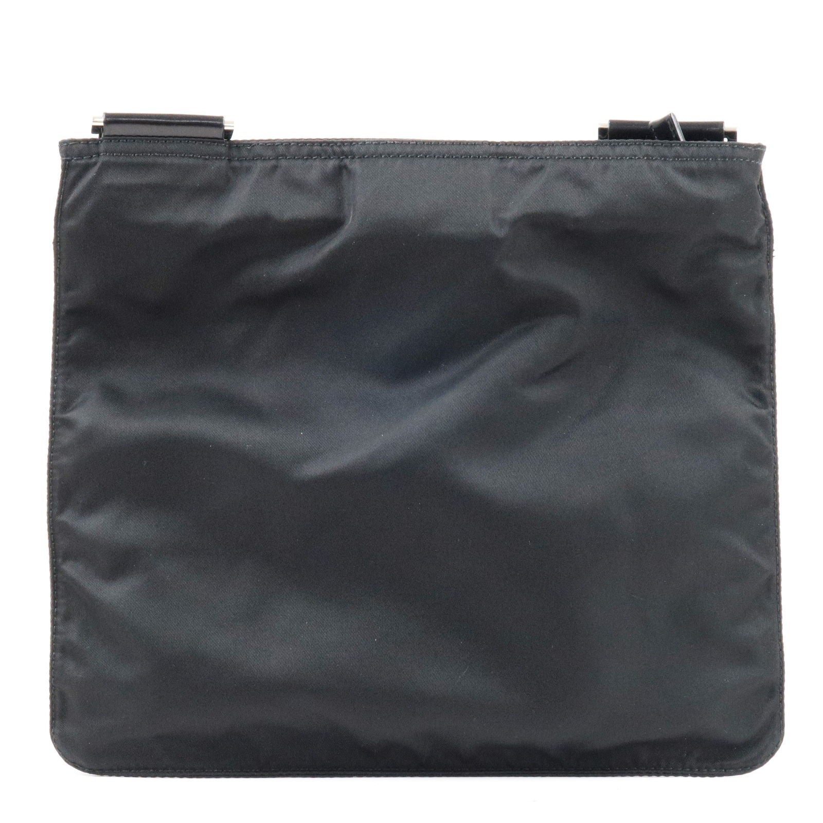 Prada Prada Logo Nylon Leather Crossbody Shoulder Bag Nero Crossbody Bag Bt0420 36081 17