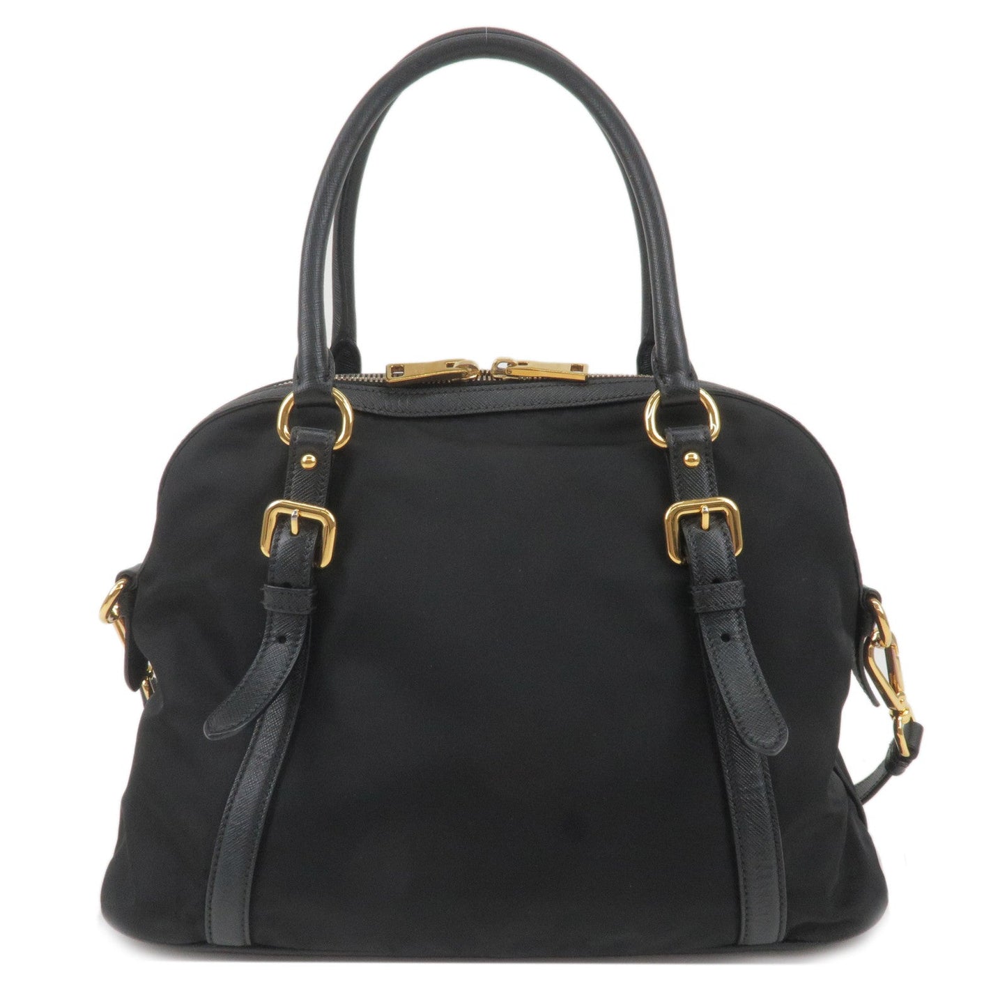 Prada Prada Logo Nylon Leather 2Way Bag Hand Bag Shoulder Bag