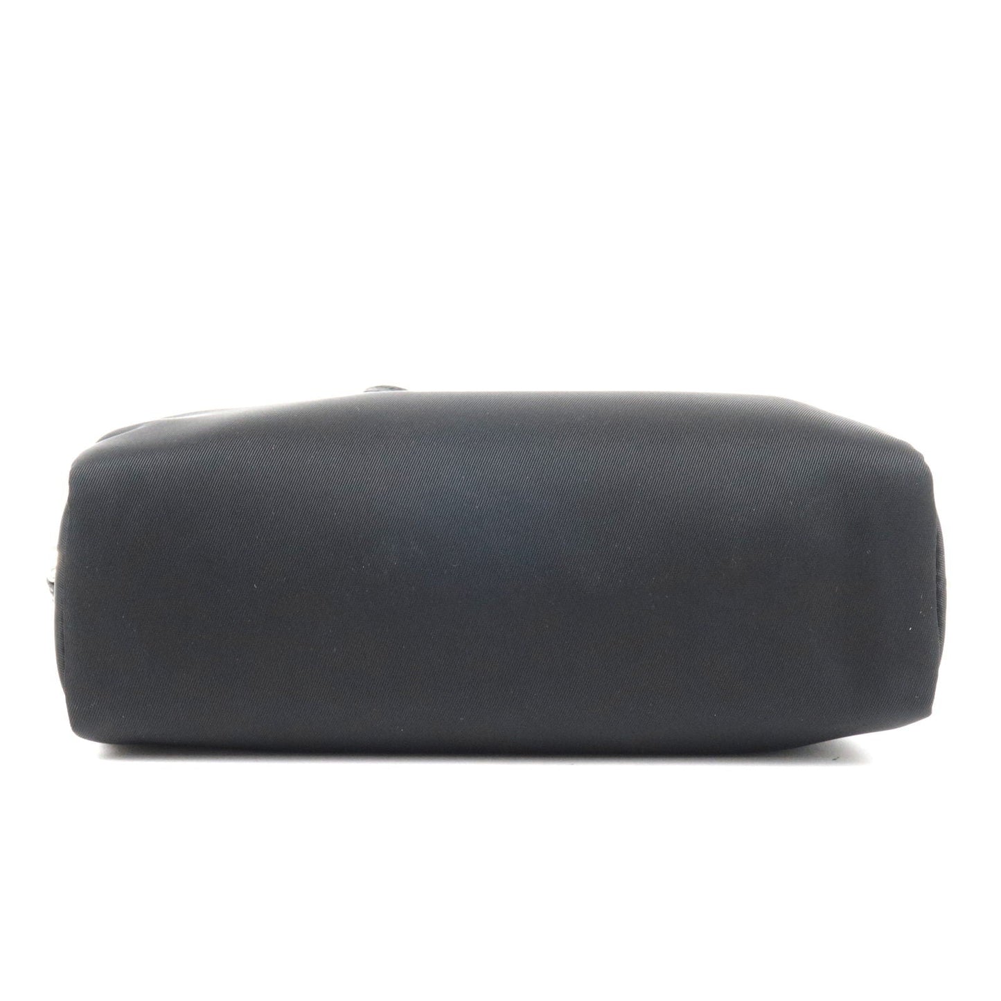 Prada Prada Logo Nylon Leather Pouch Clutch Bag Nero 1Ne021 36171 11