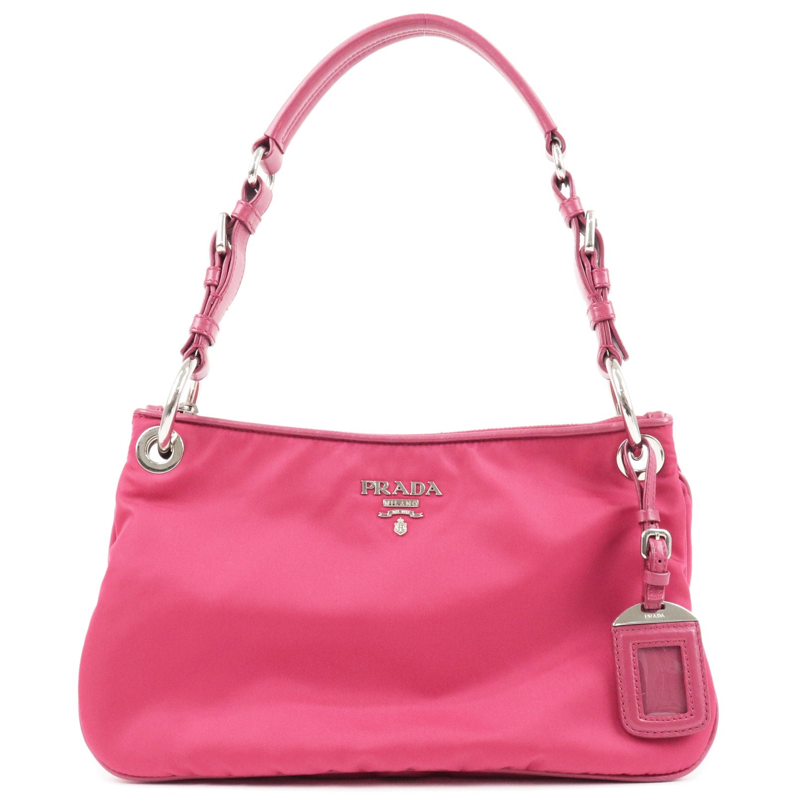 Prada Prada Logo Nylon Leather Shoulder Bag Hand Bag Br4894 36172 13