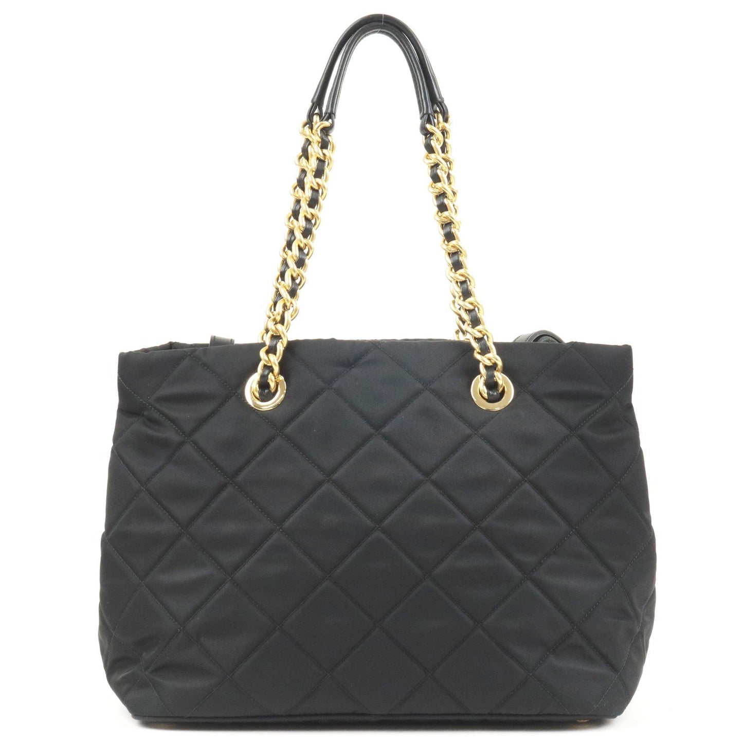 Prada Prada Nylon Leather Quiltin 2Way Chain Shoulder Bag