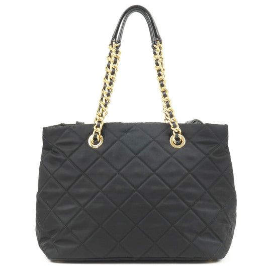 Prada Prada Nylon Leather Quiltin 2Way Chain Shoulder Bag