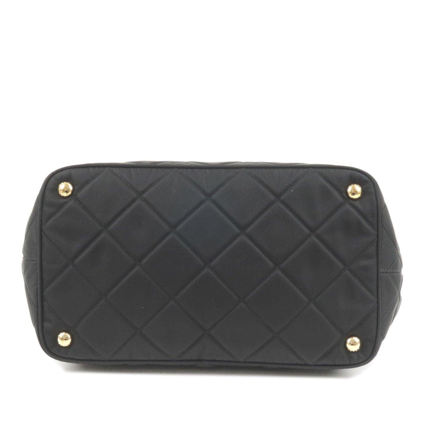 Prada Prada Nylon Leather Quiltin 2Way Chain Shoulder Bag
