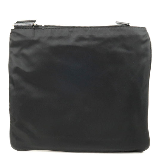 Prada Prada Logo Nylon Leather Shoulder Bag Nero Black Va0053 36228 11