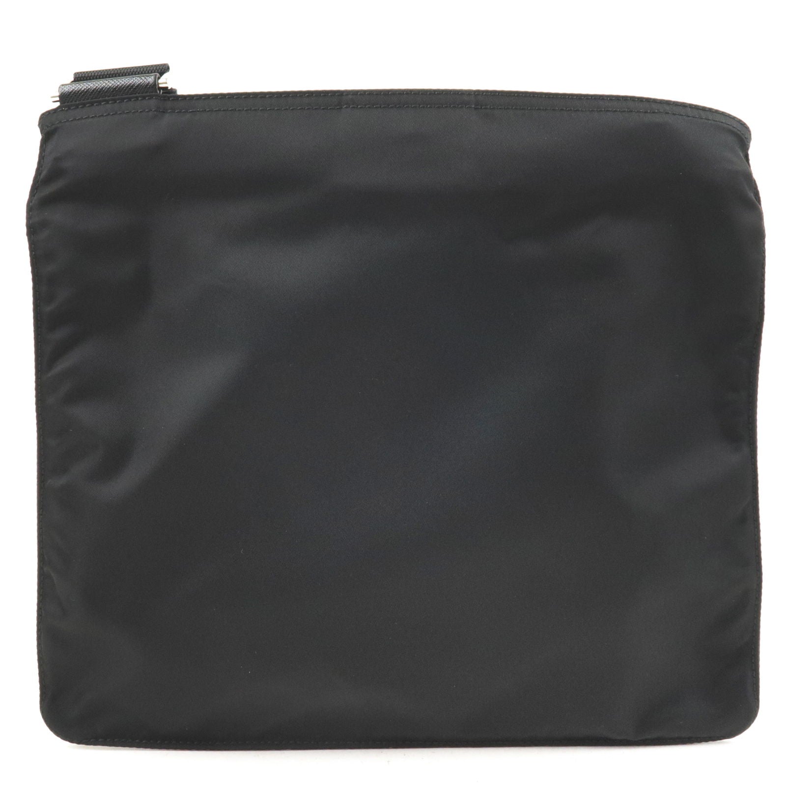 Prada Prada Logo Nylon Leather Shoulder Bag Purse Nero 1Bh978 36249 3