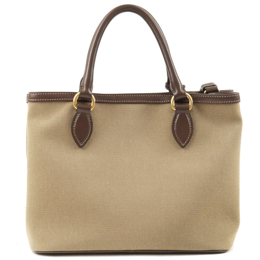 Prada Prada Logo Jacquard Leather 2Way Bag Hand Bag Travel Bag 1Ba172 36308 9