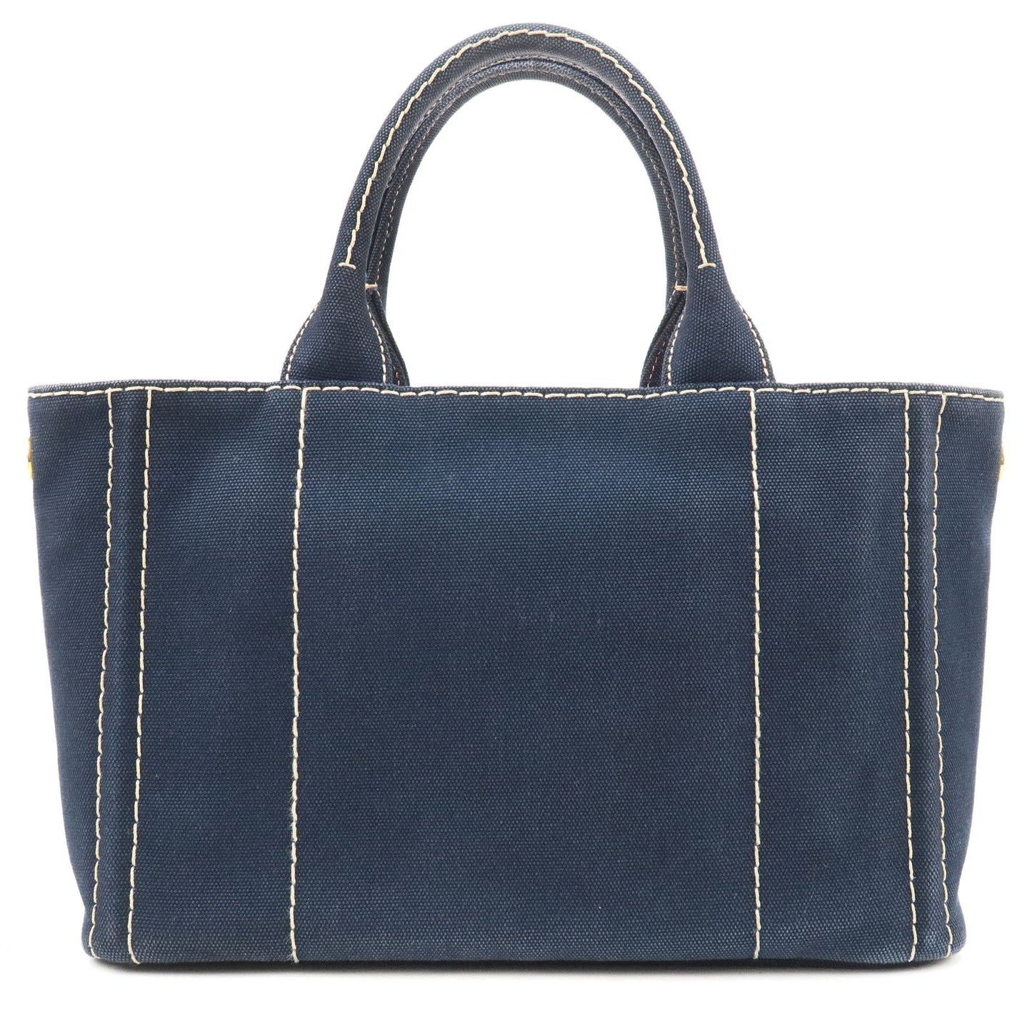 Prada Prada Canapa Mini Canvas 2Way Tote Bag Baltico