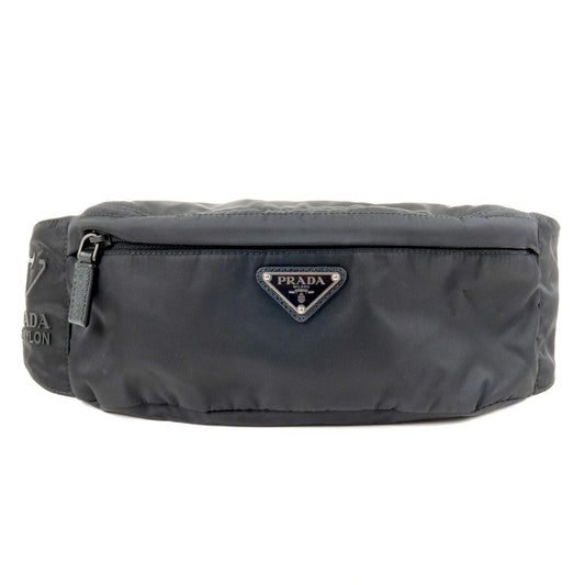 Prada Prada Logo Re Nylon Leather Waist Bag Body Travel Bag